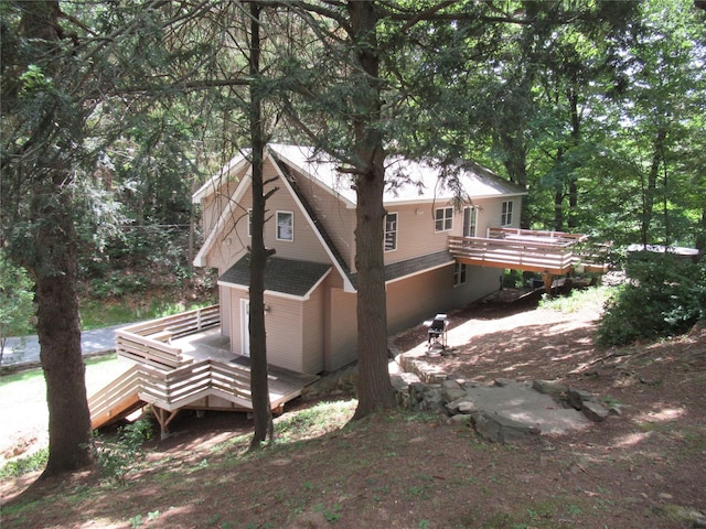 101 Bundy Hill Rd, Holmes, NY 12531 - view of property exterior featuring a deck