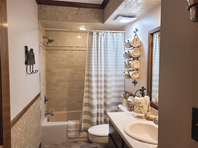 43 Last Rd, Montgomery, NY 10941 - bathroom featuring shower / bath combination with curtain and vanity