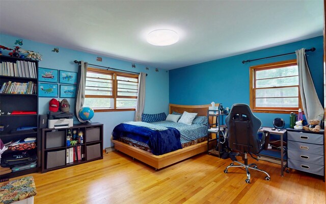 52 Old Chester Rd, Goshen, NY 10924 - bedroom with multiple windows and wood finished floors
