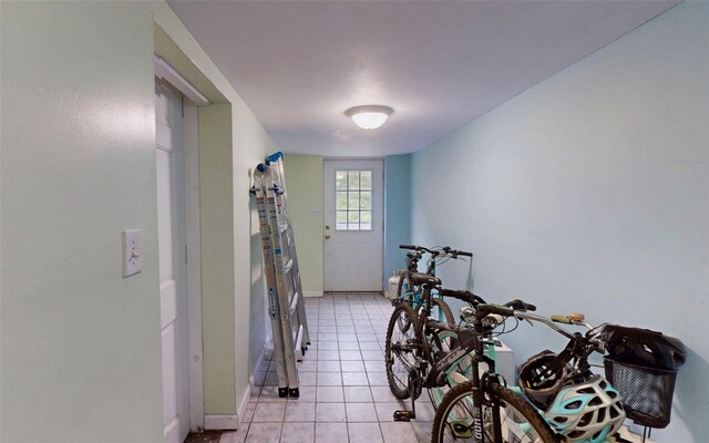 52 Old Chester Rd, Goshen, NY 10924 - doorway featuring light tile patterned flooring and baseboards