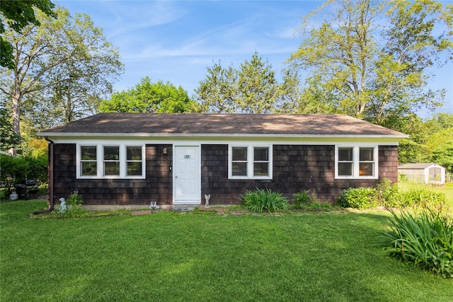 37 Old Mill Rd, Yorktown Heights, NY 10598 - single story home featuring a front yard