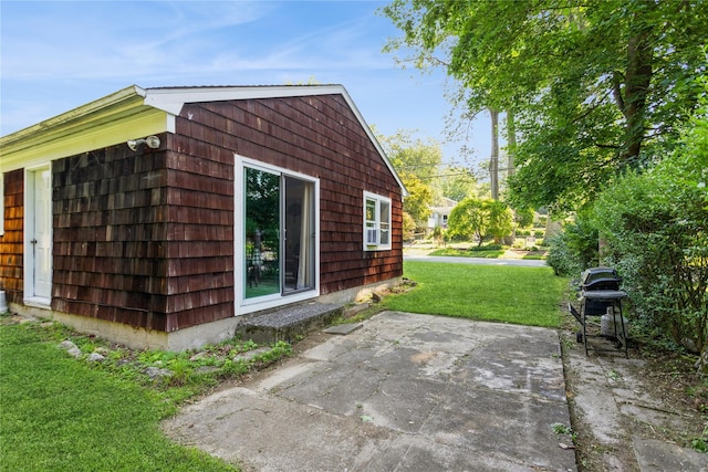 37 Old Mill Rd, Yorktown Heights, NY 10598 - view of side of property with a patio and a yard