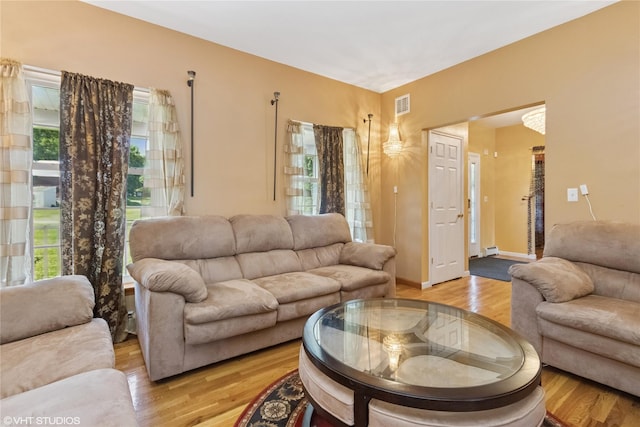 10 Wyllys Ct, Rock Tavern, NY 12575 - living area featuring light wood-type flooring and baseboards