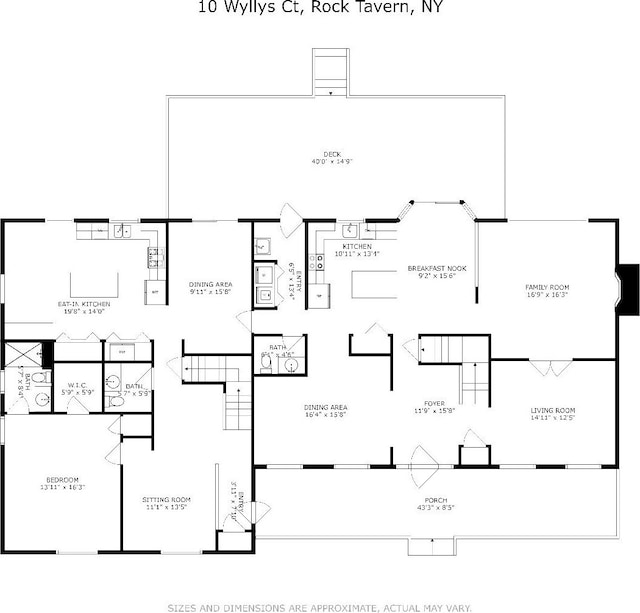 10 Wyllys Ct, Rock Tavern, NY 12575 - view of property floor plan