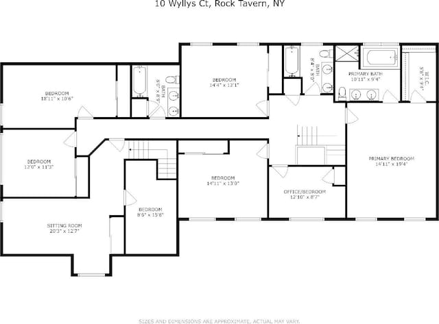 10 Wyllys Ct, Rock Tavern, NY 12575 - view of room layout