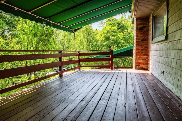 32 Overhill Rd, Yorktown Heights, NY 10598 - wooden terrace featuring a wooded view