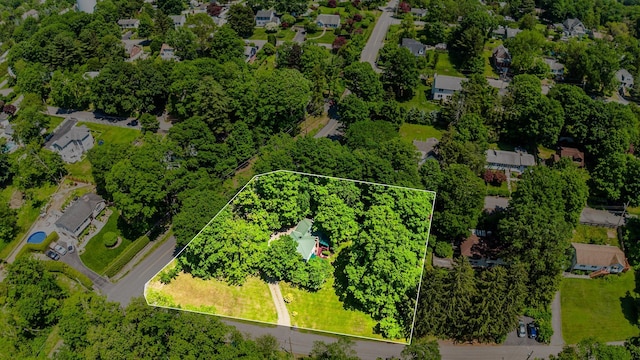32 Overhill Rd, Yorktown Heights, NY 10598 - aerial view of property and surrounding area featuring property parcel outlined