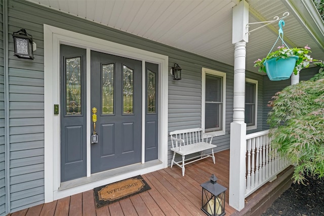 32 Woodcrest Ln, Goshen, NY 10924 - property entrance with covered porch
