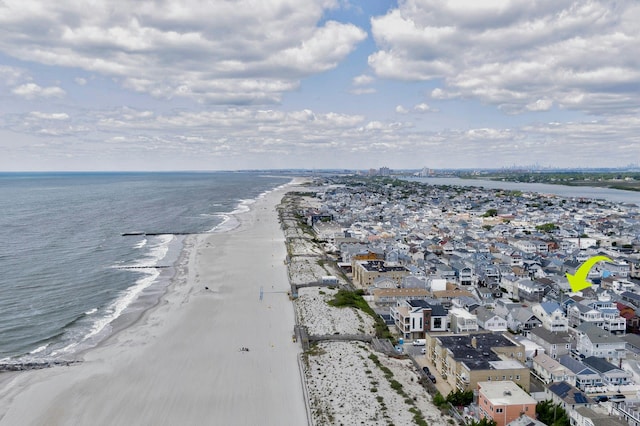 28 New Hampshire St, Long Beach, NY 11561 - water view with nearby beach and nearby suburban area