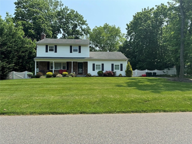 7 Yorkshire Ave, Stony Brook, NY 11790 - view of front of property with covered porch and a chimney