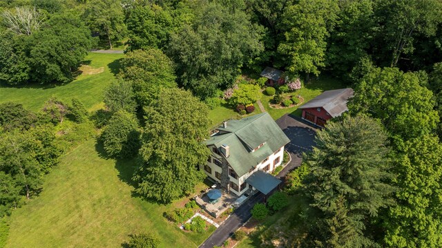 8 Elmer Galloway Rd, Katonah, NY 10536 - bird's eye view
