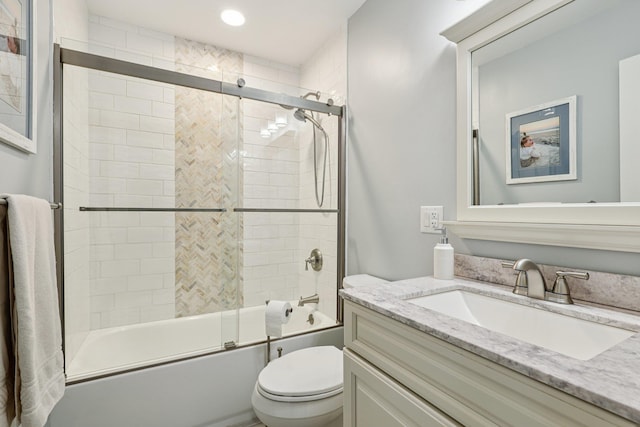 118 Standish Dr, Pearl River, NY 10965 - full bath with vanity and combined bath / shower with glass door