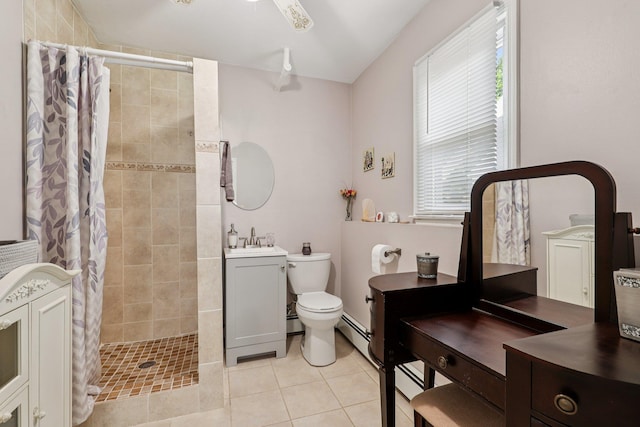 118 Standish Dr, Pearl River, NY 10965 - full bath with tiled shower and tile patterned flooring