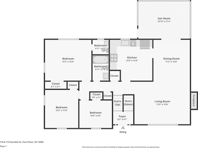 118 Standish Dr, Pearl River, NY 10965 - view of property floor plan