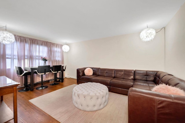 61 Columbus Ave Unit 1B, West Harrison, NY 10604 - living room featuring wood finished floors
