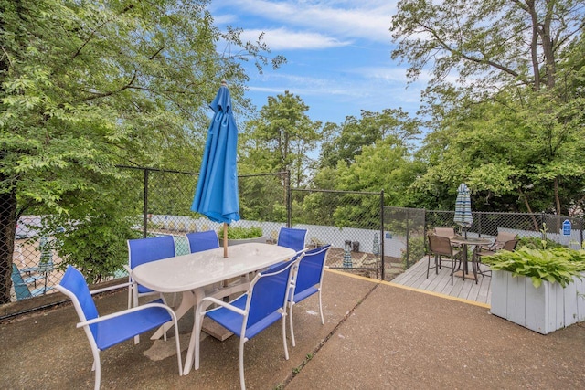 61 Columbus Ave Unit 1B, West Harrison, NY 10604 - view of patio / terrace featuring outdoor dining area