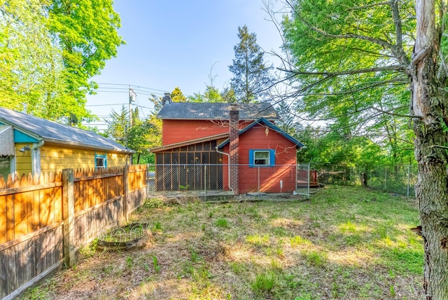 872-874 Rte 212, Saugerties, NY 12477 - back of house with a sunroom