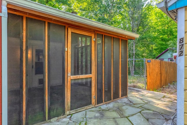 872-874 Rte 212, Saugerties, NY 12477 - view of patio featuring a sunroom