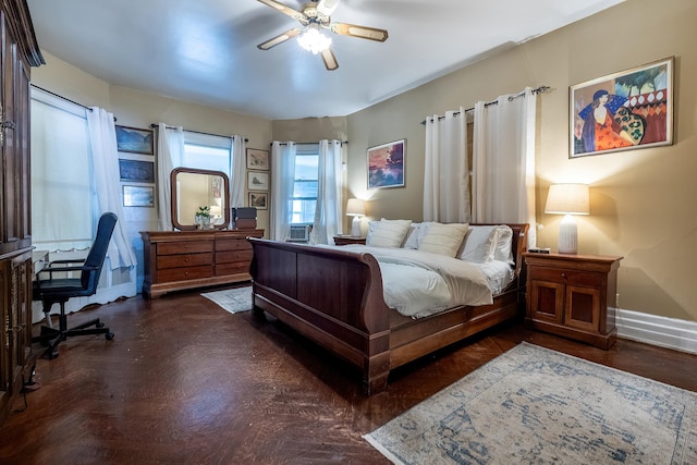 115 Primrose Ave, Mount Vernon, NY 10552 - bedroom featuring baseboards and a ceiling fan