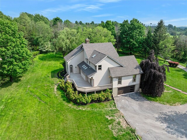 17 Royal Ct, Warwick, NY 10990 - aerial view of property and surrounding area featuring a forest
