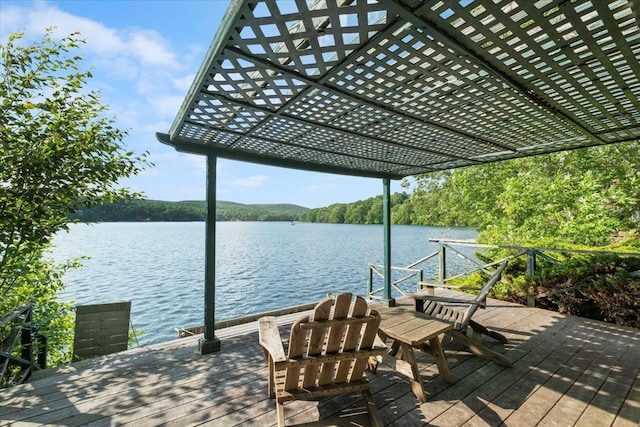 1034 Rte 292, Holmes, NY 12531 - dock area featuring a water view