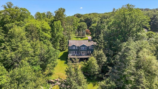 1034 Rte 292, Holmes, NY 12531 - view from above of property featuring a heavily wooded area