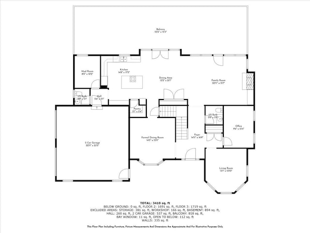 1034 Rte 292, Holmes, NY 12531 - view of property floor plan