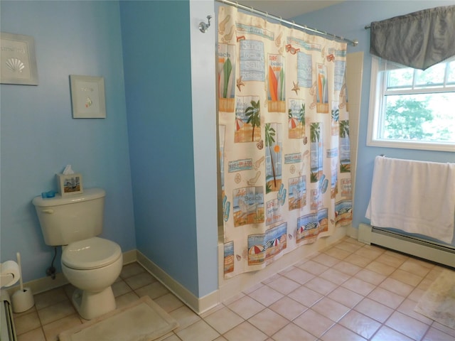 133 Lattintown Rd, Newburgh, NY 12550 - full bath with curtained shower and tile patterned flooring