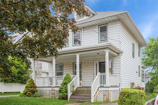 453 Marlborough Rd, Yonkers, NY 10701 - traditional style home featuring covered porch