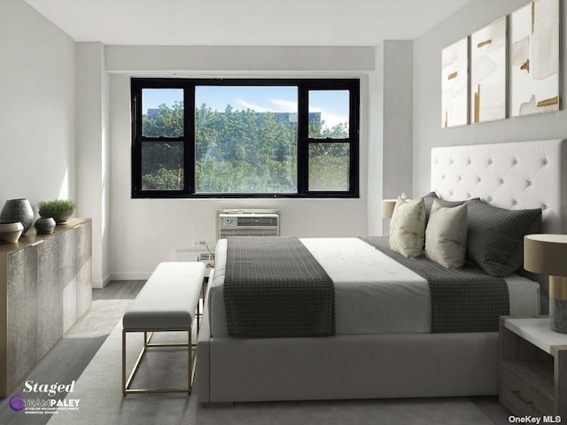 83-60 118th St Unit 7K, Kew Gardens, NY 11415 - bedroom with multiple windows and a wall unit AC