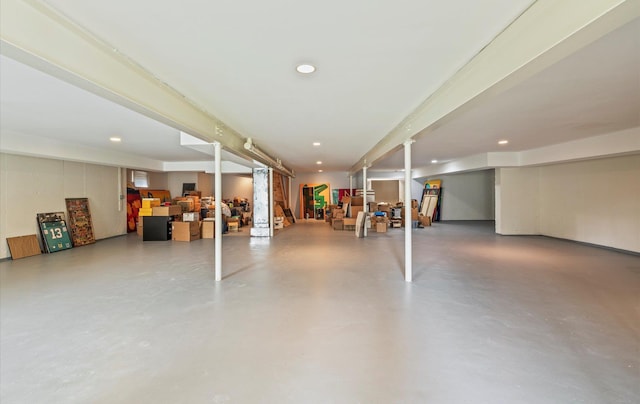 5 Hickory Ct, Manhasset, NY 11030 - finished basement with recessed lighting