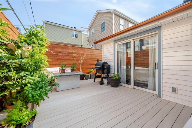 96 Alabama St, Long Beach, NY 11561 - wooden deck featuring area for grilling