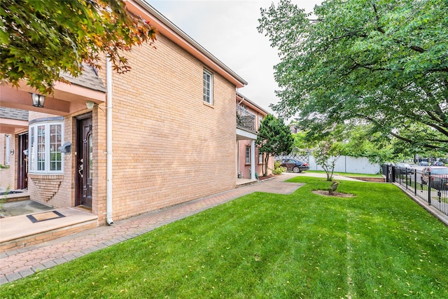 145-04 21st Ave, Whitestone, NY 11357 - view of yard featuring a balcony