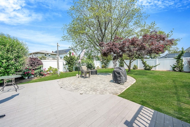 123 Baker Ct, Island Park, NY 11558 - view of patio / terrace featuring a wooden deck
