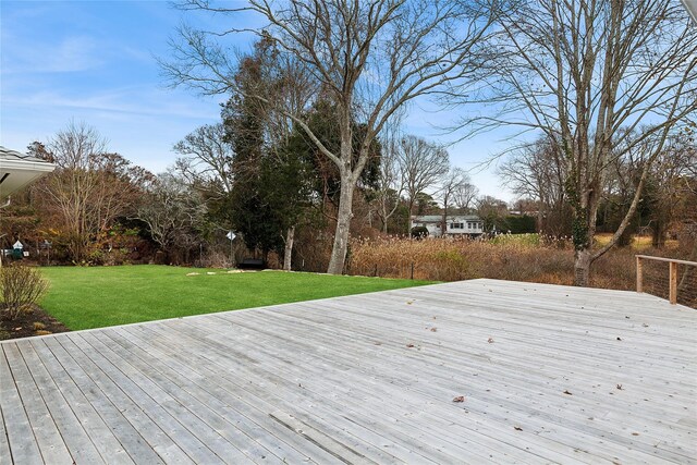 10 Lenape Rd, Southampton, NY 11968 - deck featuring a lawn