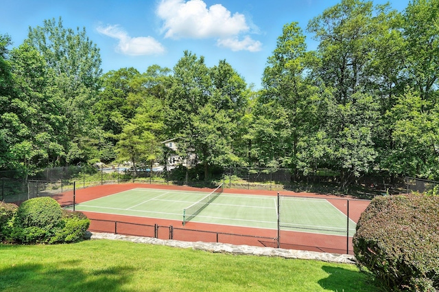 125 Park Ln, West Harrison, NY 10604 - view of tennis court