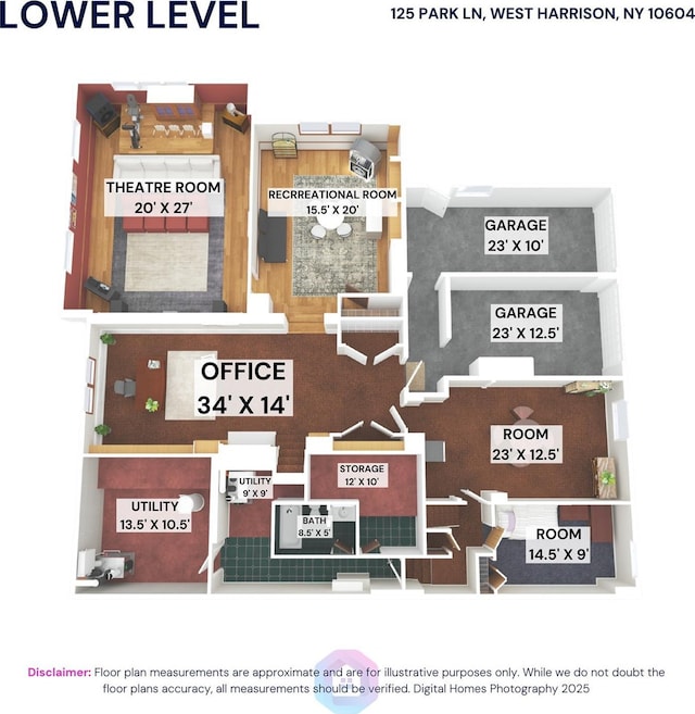 125 Park Ln, West Harrison, NY 10604 - view of floor plan / room layout