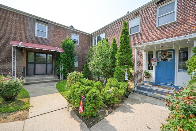 20-21 Parsons Blvd, Whitestone, NY 11357 - doorway to property with brick siding
