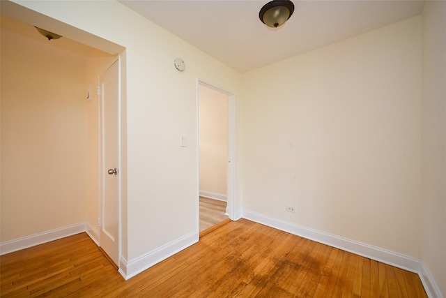 20-21 Parsons Blvd, Whitestone, NY 11357 - spare room with light wood-style flooring and a smoke detector
