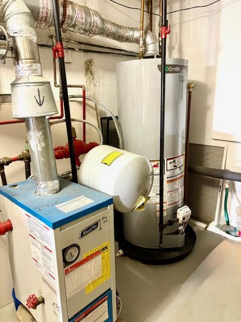 148 Bch 97th St, Rockaway Beach, NY 11693 - utility room featuring water heater