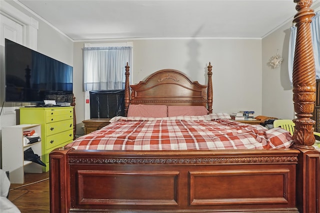 25 Garfield Pl, Poughkeepsie, NY 12601 - bedroom with ornamental molding and wood finished floors