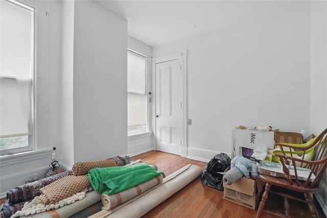 25 Garfield Pl, Poughkeepsie, NY 12601 - living area featuring wood finished floors and baseboards