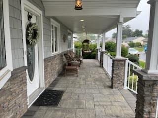 738 Craft Ave, Franklin Square, NY 11010 - view of covered porch