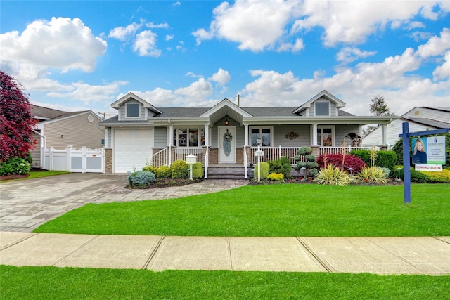 738 Craft Ave, Franklin Square, NY 11010 - view of front of home featuring driveway and a porch