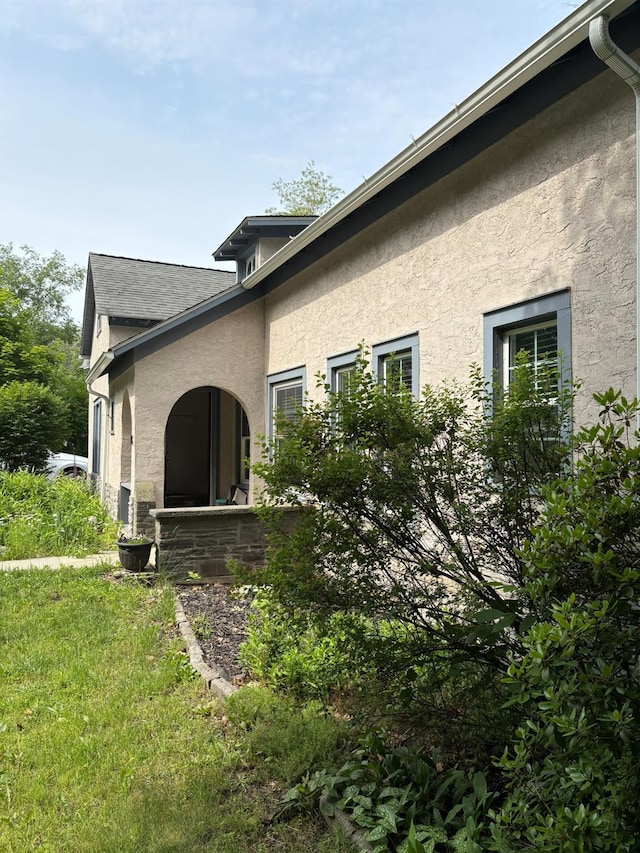 13 Rockland Rd, Roscoe, NY 12776 - view of property exterior with stucco siding