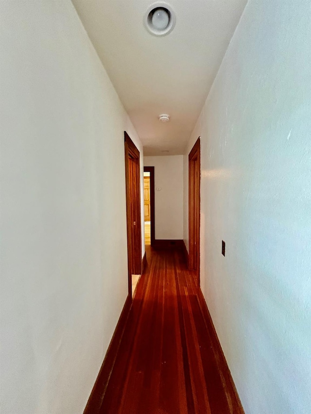 13 Rockland Rd, Roscoe, NY 12776 - hallway with dark wood finished floors and baseboards