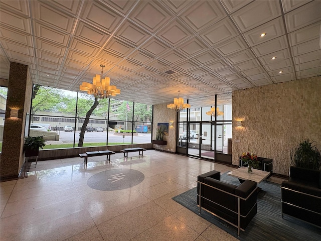 152-18 Union Tpke Unit 9P, Flushing, NY 11367 - common area featuring an ornate ceiling