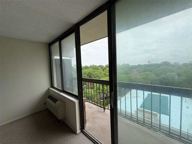 152-18 Union Tpke Unit 9P, Flushing, NY 11367 - balcony with an AC wall unit