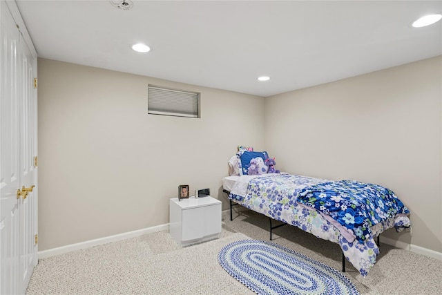 81 Hidden Ridge Dr, Syosset, NY 11791 - carpeted bedroom with baseboards and recessed lighting