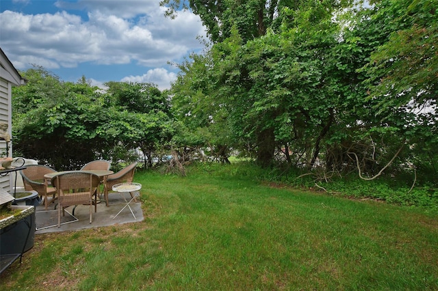 9 Quail Path, Coram, NY 11727 - view of grassy yard with a patio area